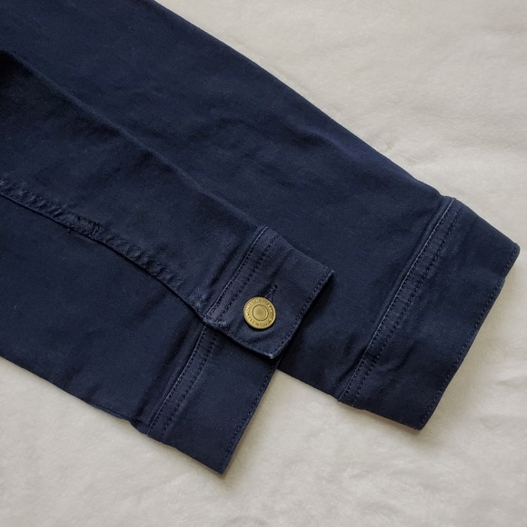 ISAACMIZRAHI live women's 18W navy blue denim jacket - Picture 8 of 10